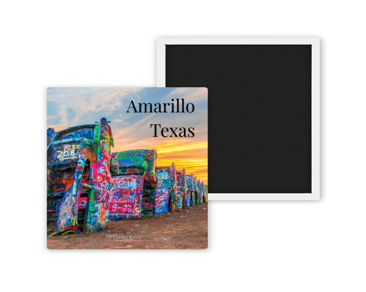 Amarillo Texas Cadillac Ranch Magnet